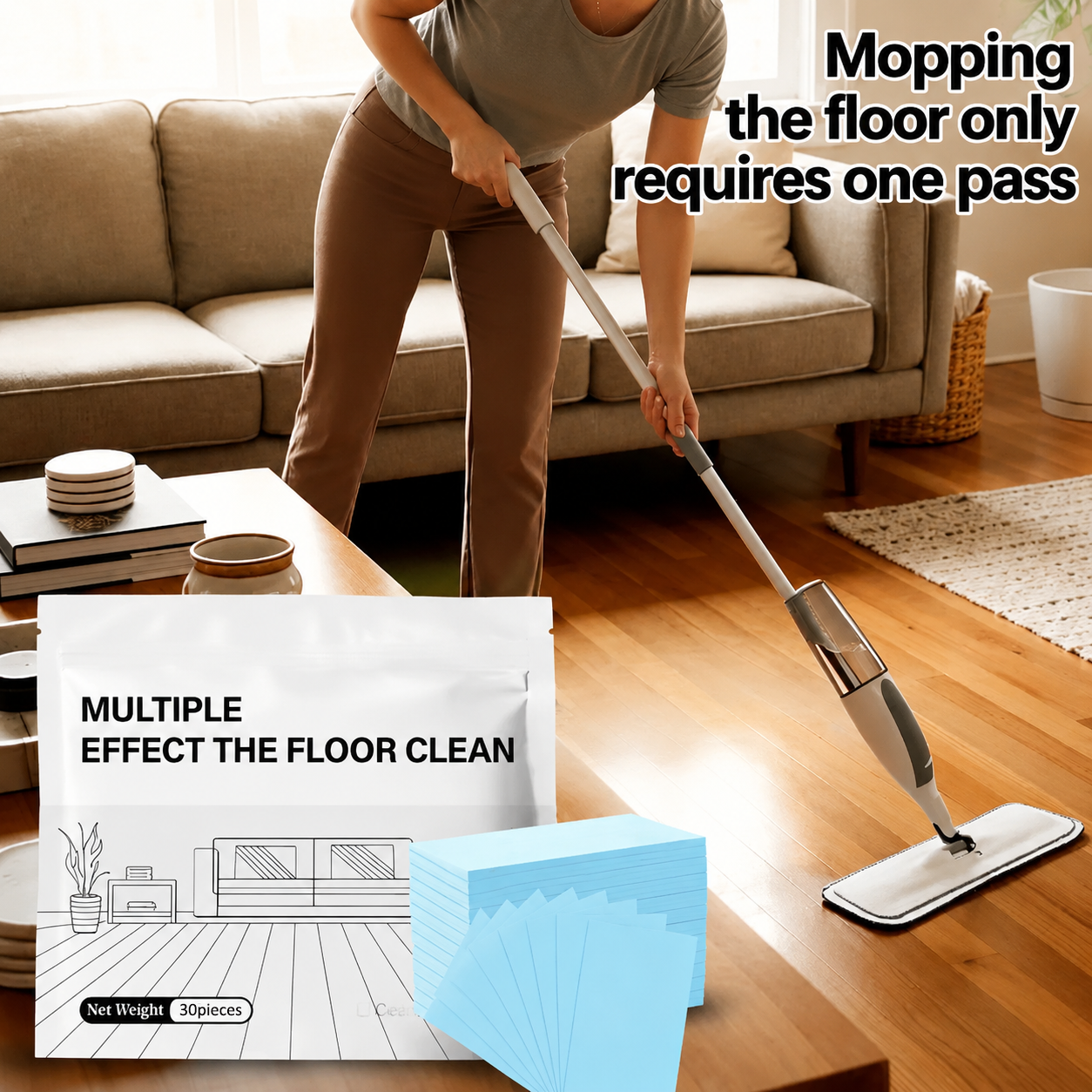 🧼Multi-Surface Antibacterial Cleaner for Hardwood, Tile & Laminate
