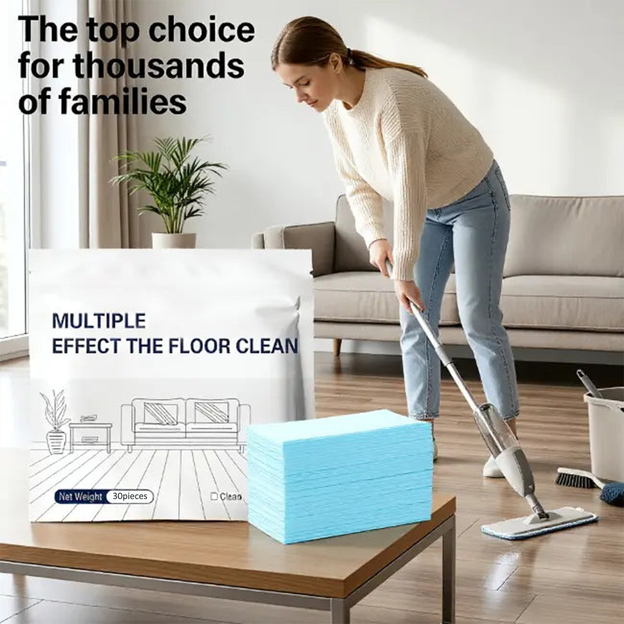 🧼Multi-Surface Antibacterial Cleaner for Hardwood, Tile & Laminate